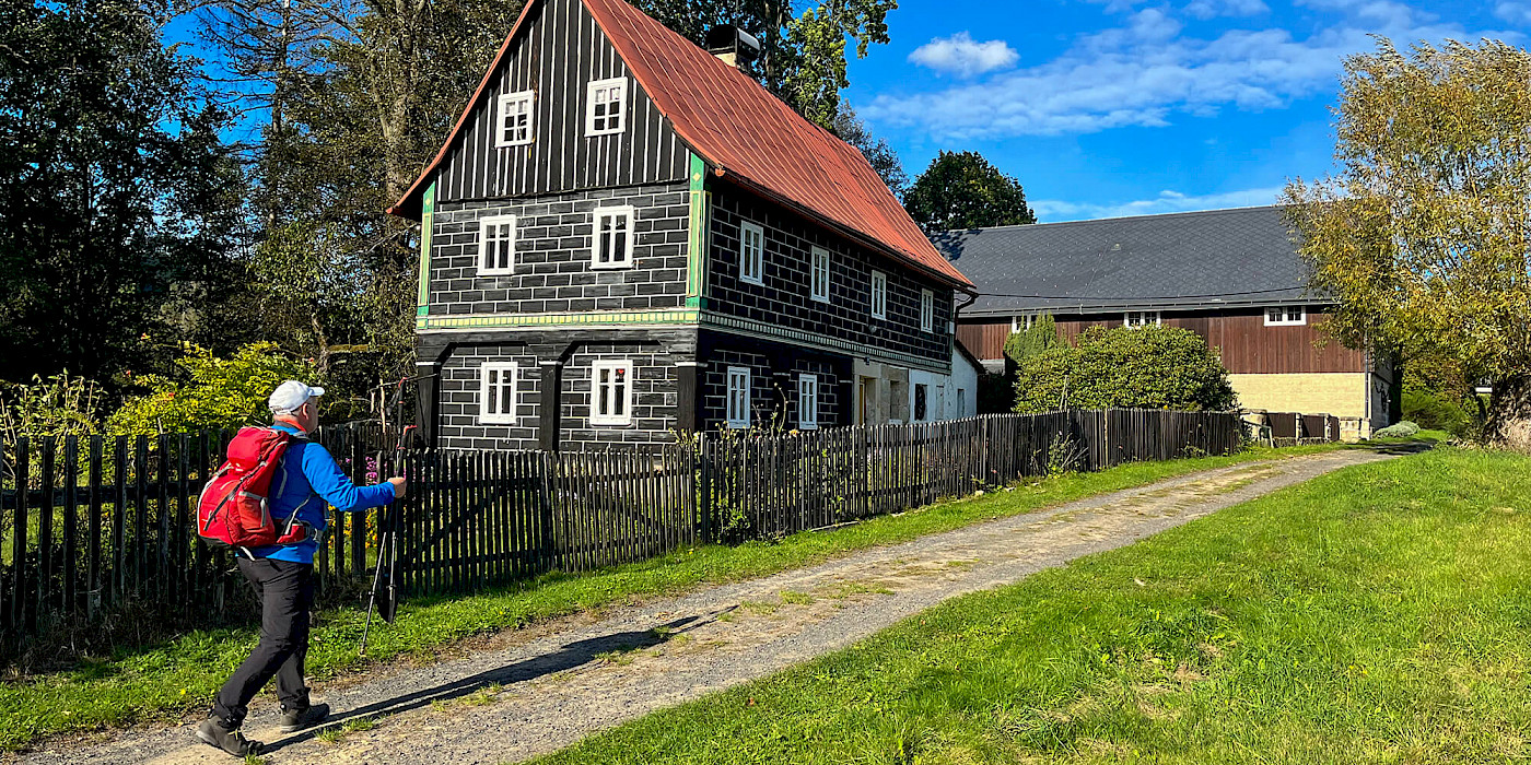 traditionelles Umgebindehaus